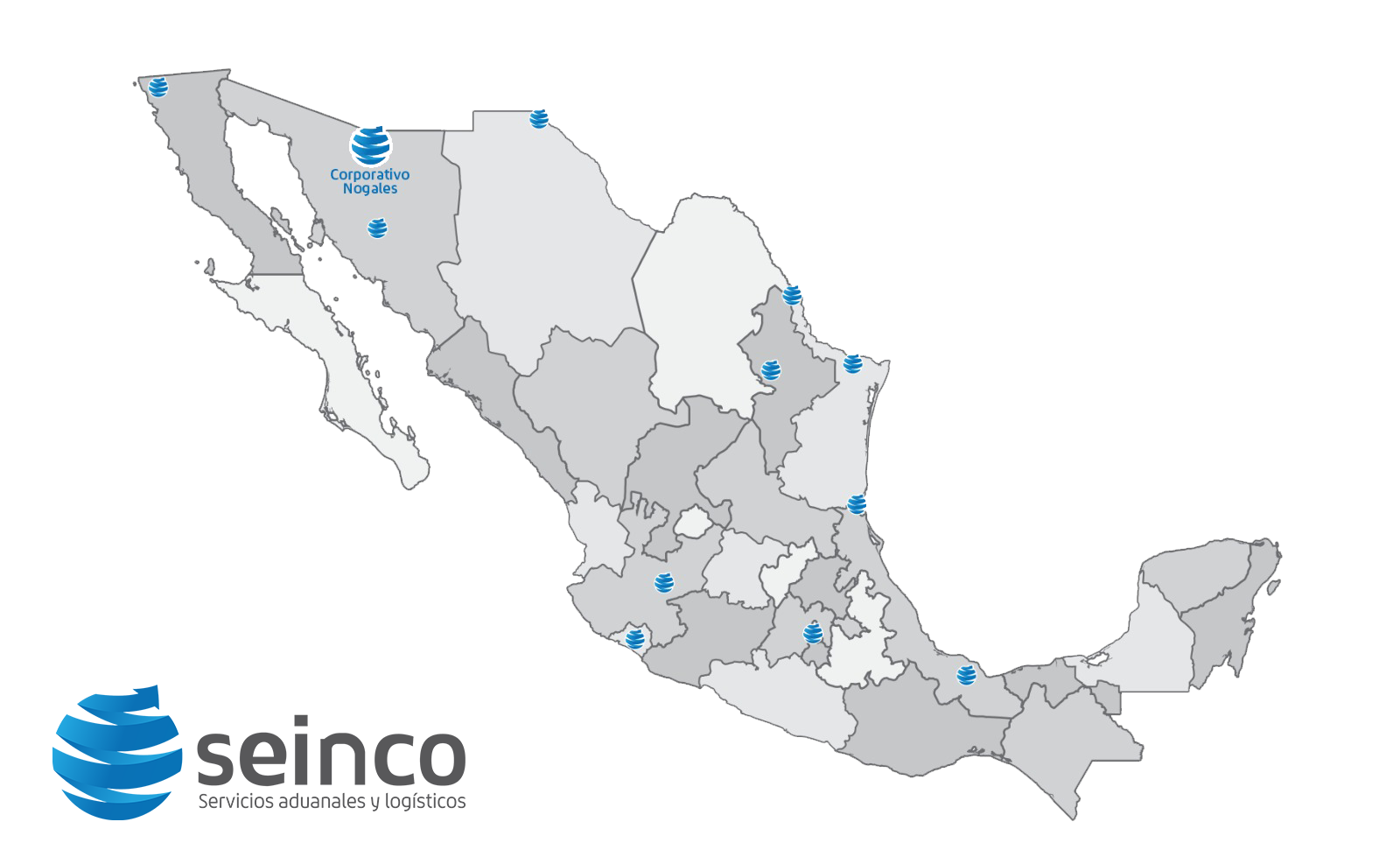 Mapa de Cobertura Seinco en México